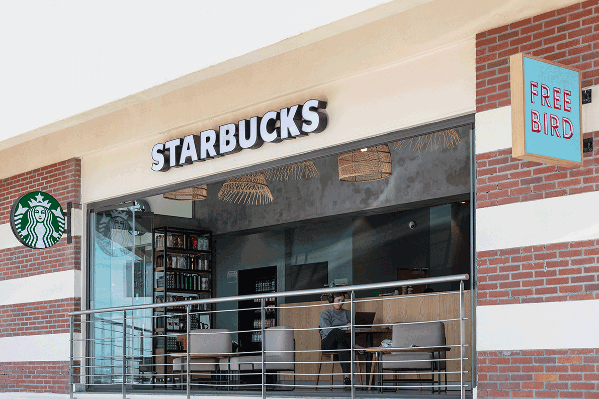 Starbucks & Free Bird Beach Road Muizenberg